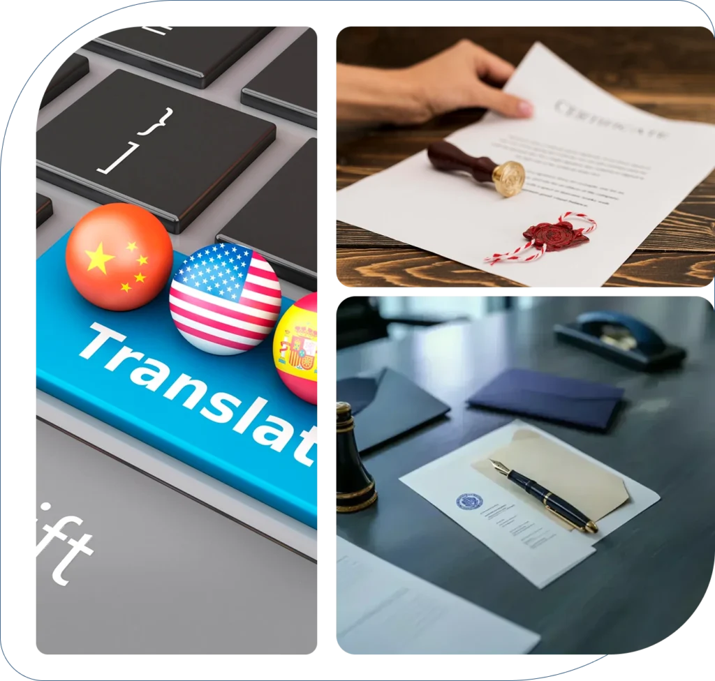 نمونه‌هایی از خدمات ترجمه رسمی و تاییدات پارلا